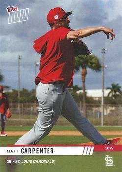2019 Topps Now Road to Opening Day St. Louis Cardinals #OD-365 Matt Carpenter Front