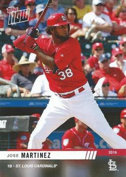 2019 Topps Now Road to Opening Day St. Louis Cardinals #OD-370 Jose Martinez Front