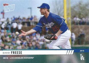 2019 Topps Now Road to Opening Day Los Angeles Dodgers #OD-407 David Freese Front