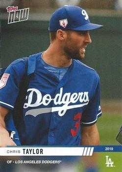 2019 Topps Now Road to Opening Day Los Angeles Dodgers #OD-409 Chris Taylor Front