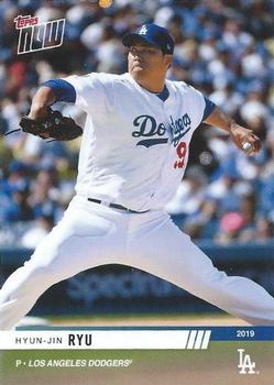 2019 Topps Now Road to Opening Day Los Angeles Dodgers #OD-416 Hyun-Jin Ryu Front