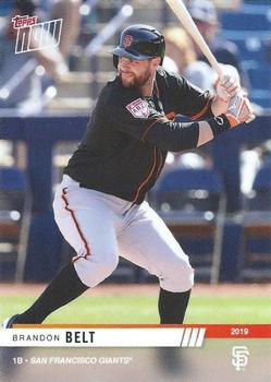 2019 Topps Now Road to Opening Day San Francisco Giants #OD-436 Brandon Belt Front