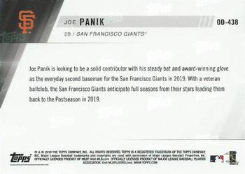 2019 Topps Now Road to Opening Day San Francisco Giants #OD-438 Joe Panik Back