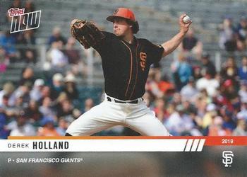 2019 Topps Now Road to Opening Day San Francisco Giants #OD-446 Derek Holland Front