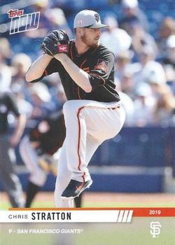 2019 Topps Now Road to Opening Day San Francisco Giants #OD-447 Chris Stratton Front