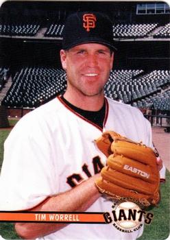 2002 Keebler San Francisco Giants SGA #19 Tim Worrell Front