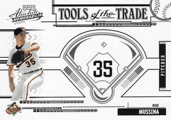 2005 Playoff Absolute Memorabilia - Tools of the Trade Black #TT-35 Mike Mussina Front