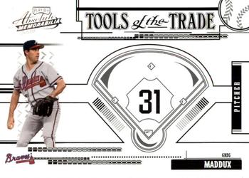 2005 Playoff Absolute Memorabilia - Tools of the Trade Black #TT-63 Greg Maddux Front