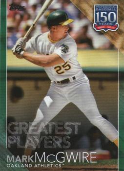 2019 Topps - 150 Years of Professional Baseball Green #150-71 Mark McGwire Front