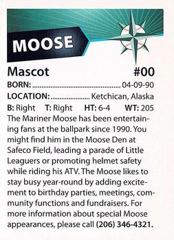2009 Pepsi Seattle Mariners Kids Night #NNO Mariner Moose Back