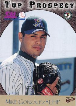 1998 Multi-Ad South Atlantic League Top Prospects #12 Mike Gonzalez Front
