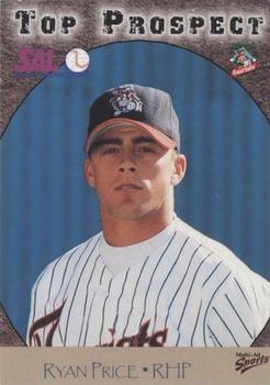 1998 Multi-Ad South Atlantic League Top Prospects #16 Ryan Price Front