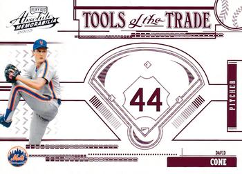 2005 Playoff Absolute Memorabilia - Tools of the Trade (Red) #TT-117 David Cone Front
