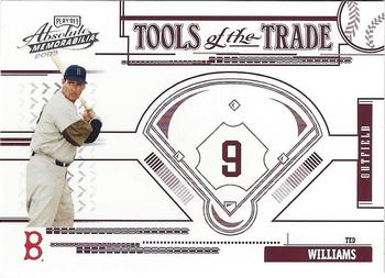 2005 Playoff Absolute Memorabilia - Tools of the Trade (Red) #TT-185 Ted Williams Front