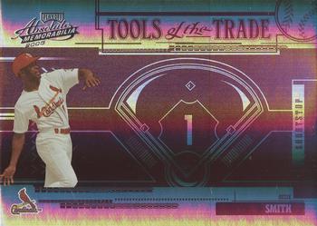 2005 Playoff Absolute Memorabilia - Tools of the Trade Reverse Spectrum Red #TT-1 Ozzie Smith Front