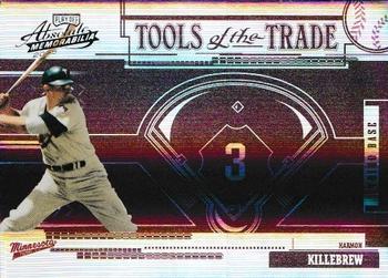 2005 Playoff Absolute Memorabilia - Tools of the Trade Reverse Spectrum Red #TT-100 Harmon Killebrew Front