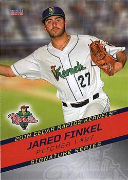 2018 Choice Cedar Rapids Kernels #12 Jared Finkel Front