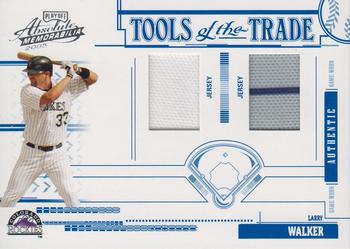 2005 Playoff Absolute Memorabilia - Tools of the Trade Swatch Double #TT-19 Larry Walker Front
