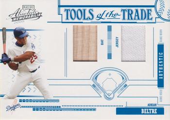 2005 Playoff Absolute Memorabilia - Tools of the Trade Swatch Double #TT-64 Adrian Beltre Front