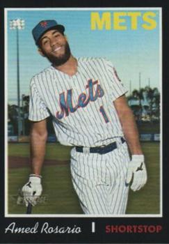 2019 Topps Heritage - Black Border #498 Amed Rosario Front