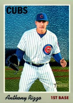2019 Topps Heritage - Chrome #THC-406 Anthony Rizzo Front