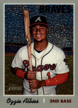 2019 Topps Heritage - Chrome #THC-436 Ozzie Albies Front