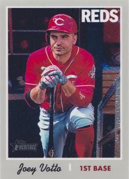 2019 Topps Heritage - Chrome #THC-465 Joey Votto Front