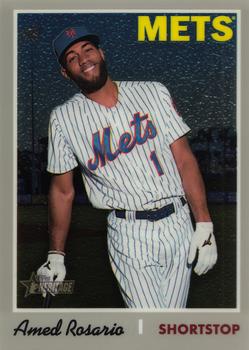 2019 Topps Heritage - Chrome #THC-498 Amed Rosario Front