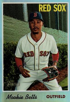 2019 Topps Heritage - Chrome Refractor #THC-78 Mookie Betts Front
