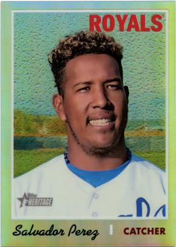 2019 Topps Heritage - Chrome Refractor #THC-402 Salvador Perez Front