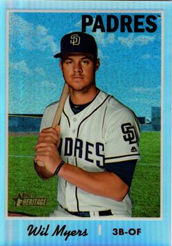 2019 Topps Heritage - Chrome Refractor #THC-494 Wil Myers Front