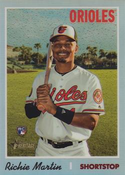 2019 Topps Heritage - Chrome Refractor #THC-532 Richie Martin Front