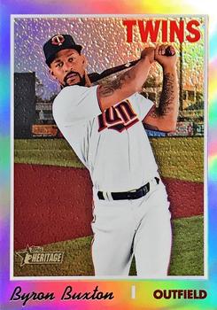 2019 Topps Heritage - Chrome Refractor #THC-539 Byron Buxton Front