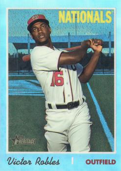 2019 Topps Heritage - Chrome Refractor #THC-701 Victor Robles Front