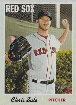 2019 Topps Heritage - Silver Metal #464 Chris Sale Front