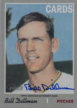 2019 Topps Heritage - Real One Autographs #ROA-BD Bill Dillman Front