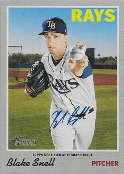 2019 Topps Heritage - Real One Autographs #ROA-BS Blake Snell Front