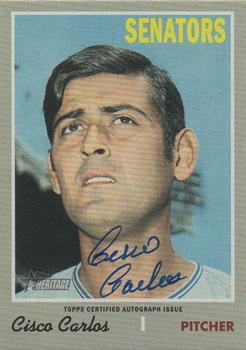 2019 Topps Heritage - Real One Autographs #ROA-CC Cisco Carlos Front