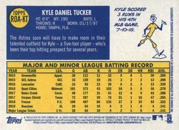 2019 Topps Heritage - Real One Autographs #ROA-KT Kyle Tucker Back