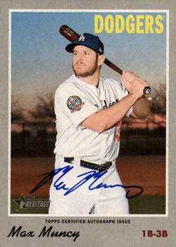 2019 Topps Heritage - Real One Autographs #ROA-MMU Max Muncy Front