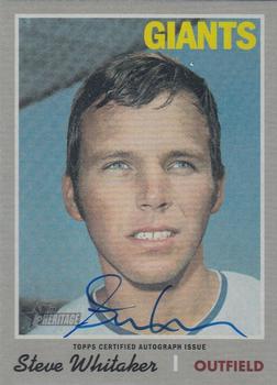 2019 Topps Heritage - Real One Autographs #ROA-SW Steve Whitaker Front