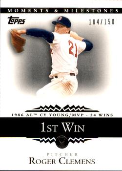 2007 Topps Moments & Milestones #16-1 Roger Clemens Front