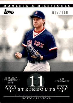 2007 Topps Moments & Milestones #18-11 Roger Clemens Front