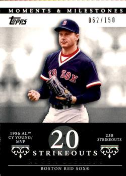2007 Topps Moments & Milestones #18-20 Roger Clemens Front