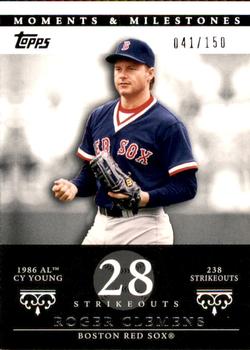 2007 Topps Moments & Milestones #18-28 Roger Clemens Front