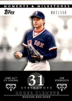 2007 Topps Moments & Milestones #18-31 Roger Clemens Front