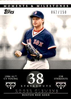 2007 Topps Moments & Milestones #18-38 Roger Clemens Front