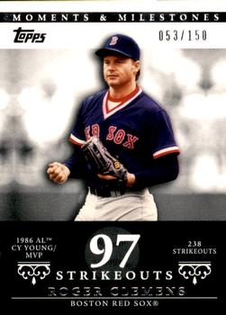 2007 Topps Moments & Milestones #18-97 Roger Clemens Front