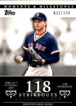 2007 Topps Moments & Milestones #18-118 Roger Clemens Front