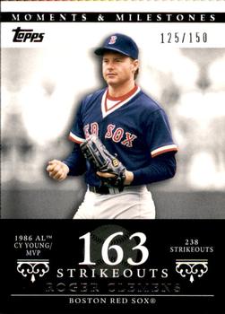 2007 Topps Moments & Milestones #18-163 Roger Clemens Front
